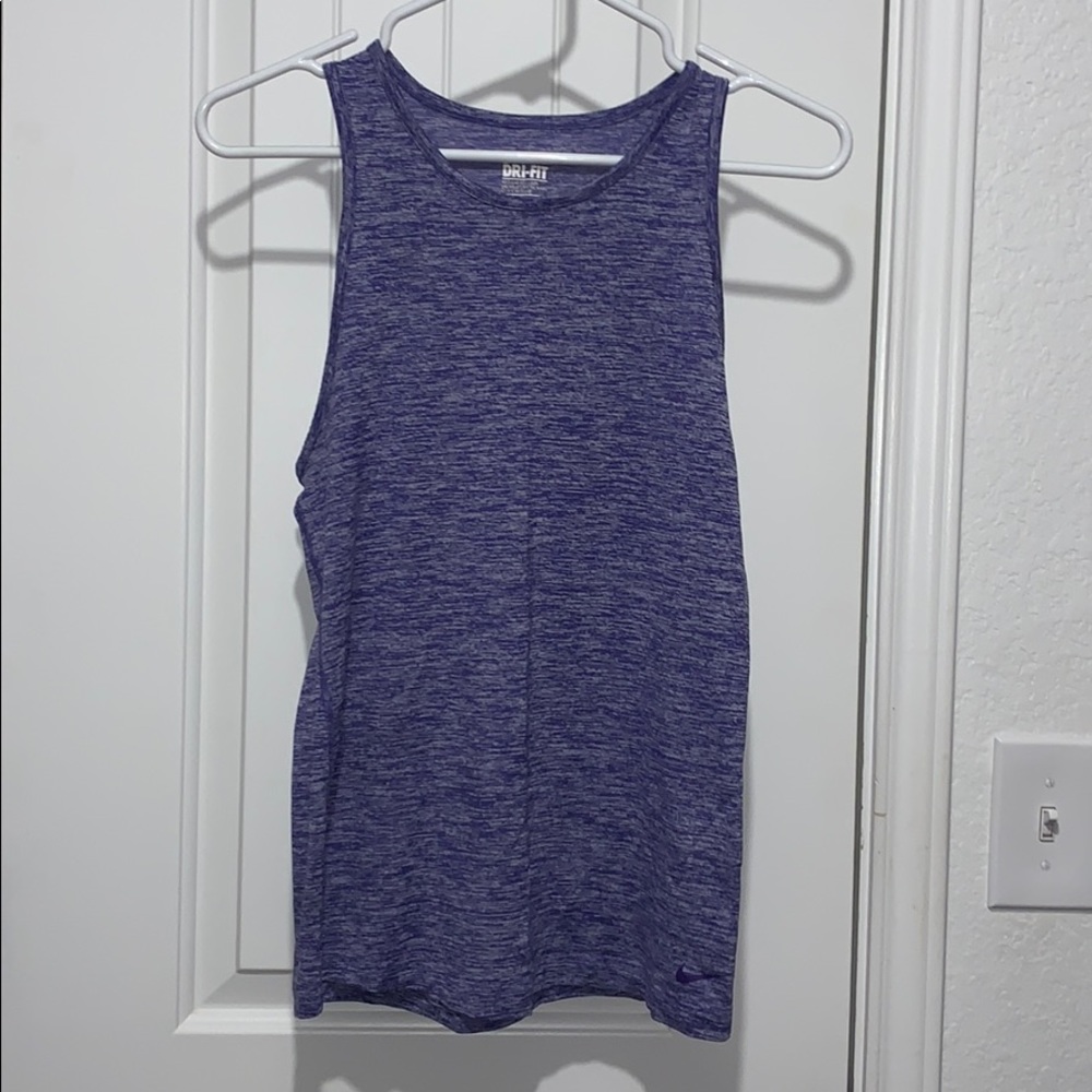 Women’s heather purple/blue Nike tank
